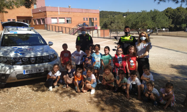 Visita de la Guardia Urbana a P5