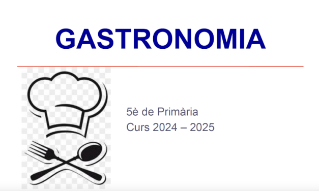 Els alumnes de 5è de Primària presenten el seu Projecte sobre Gastronomia als seus familiars